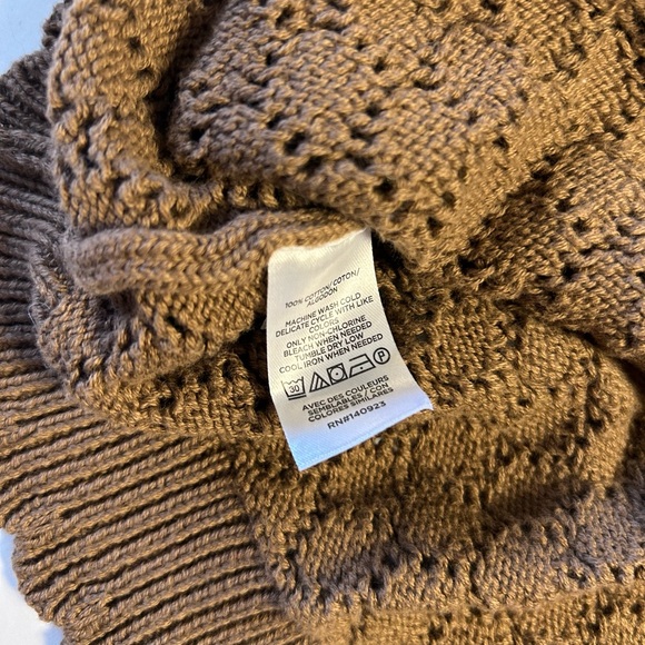 LOFT Chocolate Knit Button-Up Tank - Picture 5 of 5